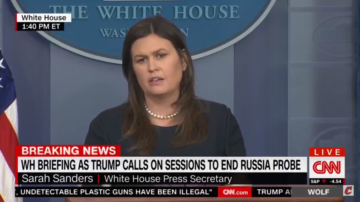 Sarah Huckabee Sanders: ‘The President Isn’t Obstructing, He’s Fighting Back’