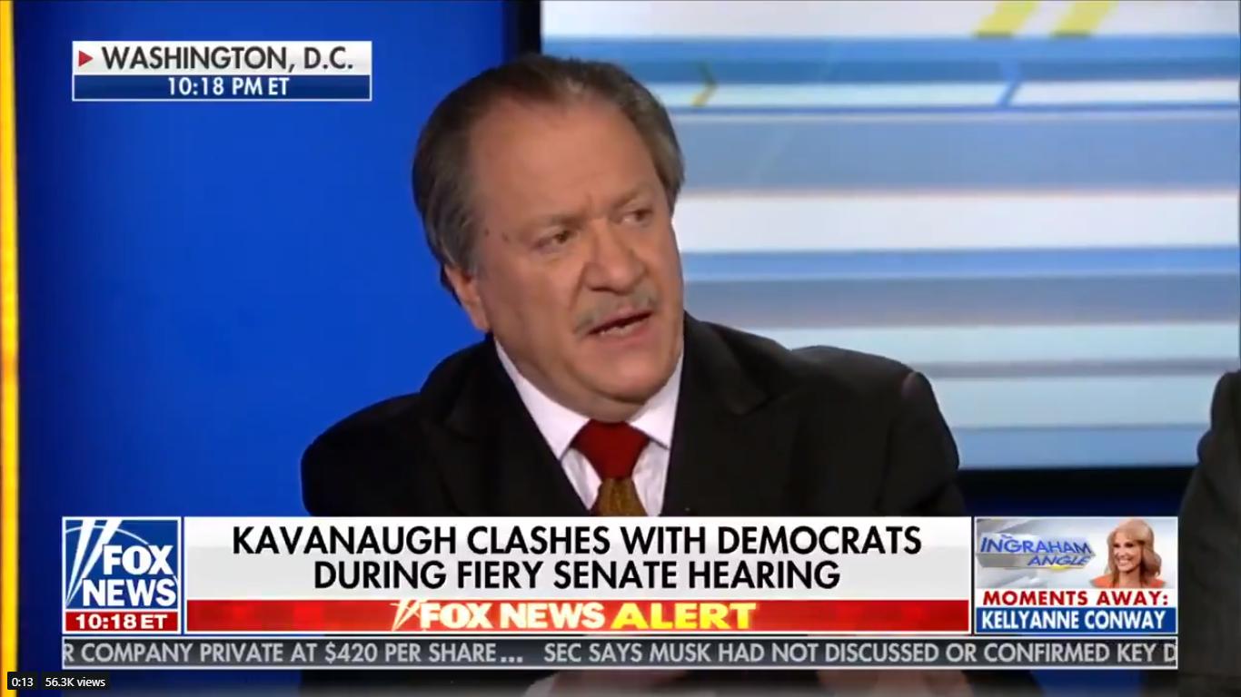 Joe diGenova Tells Democrats: I Hope You All Rot In Hell For What You’ve Done To Brett Kavanaugh