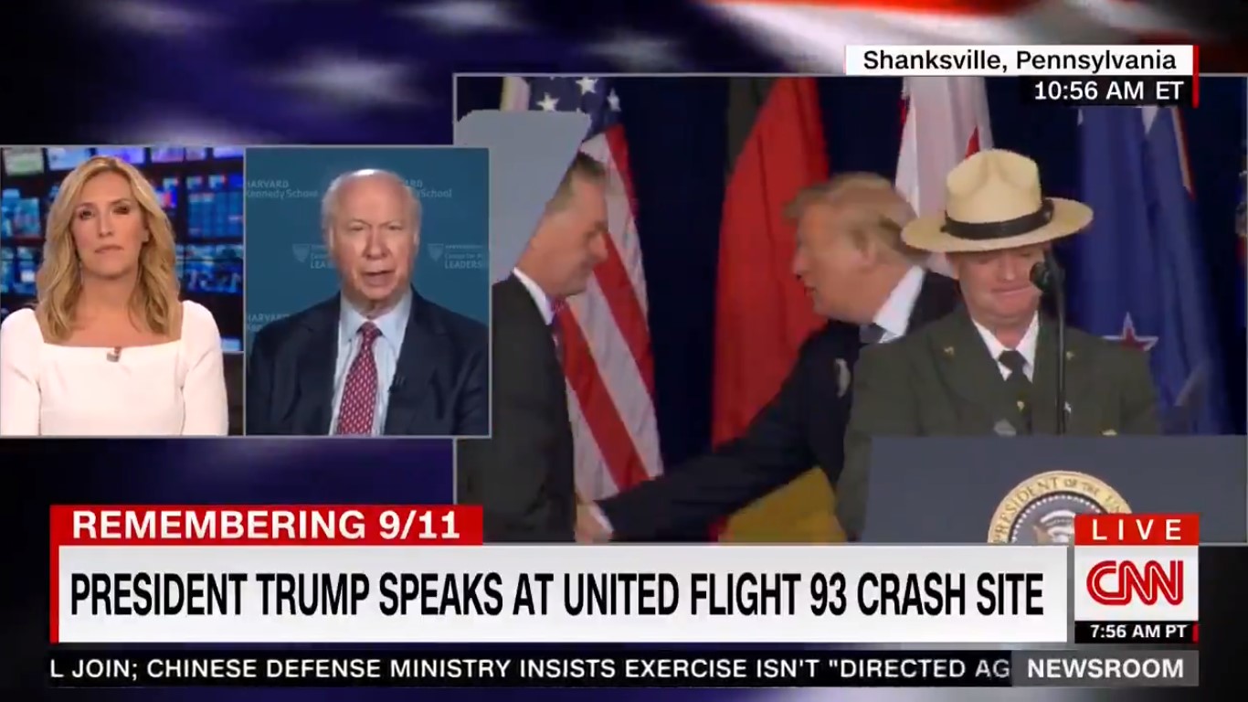 CNN’s David Gergen Heaps Praise On Trump For 9/11 Speech: ‘Very Thoughtful,’ ‘Easily One Of His Best’
