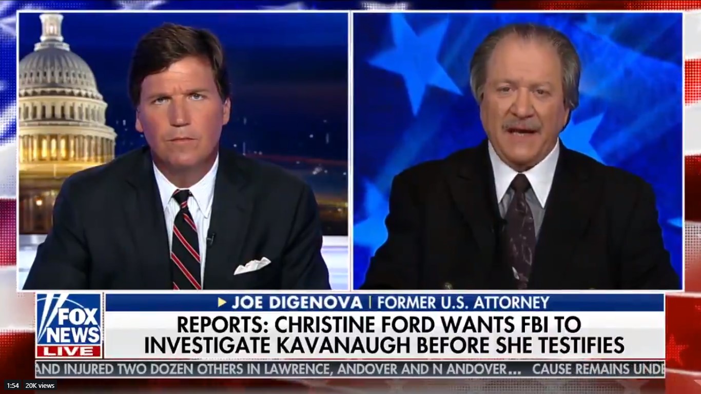 Fox News Guest: Christine Ford Won’t Testify Because She’ll ‘Look Like The Loon That She Is’