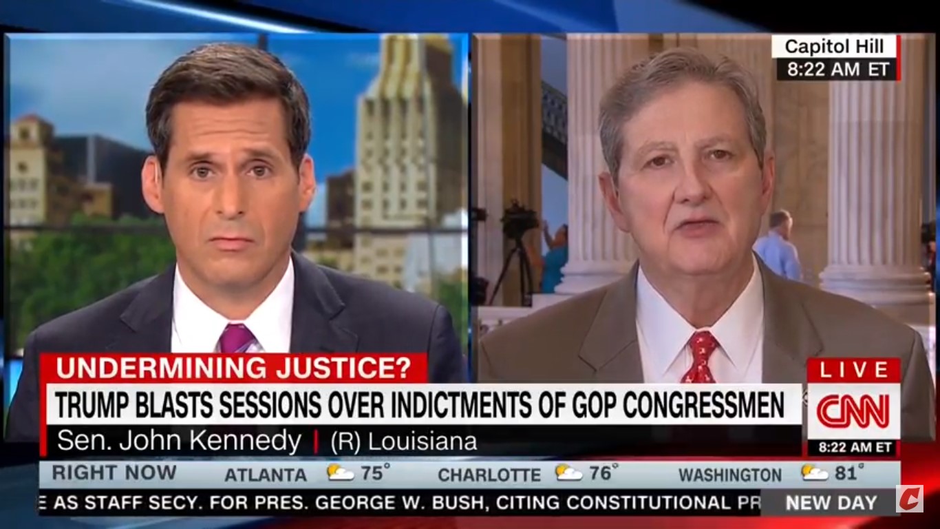 Sen. Kennedy Shrugs Off Trump’s Complaint Over GOP Indictments: I Don’t Have Oversight Of His Tweets