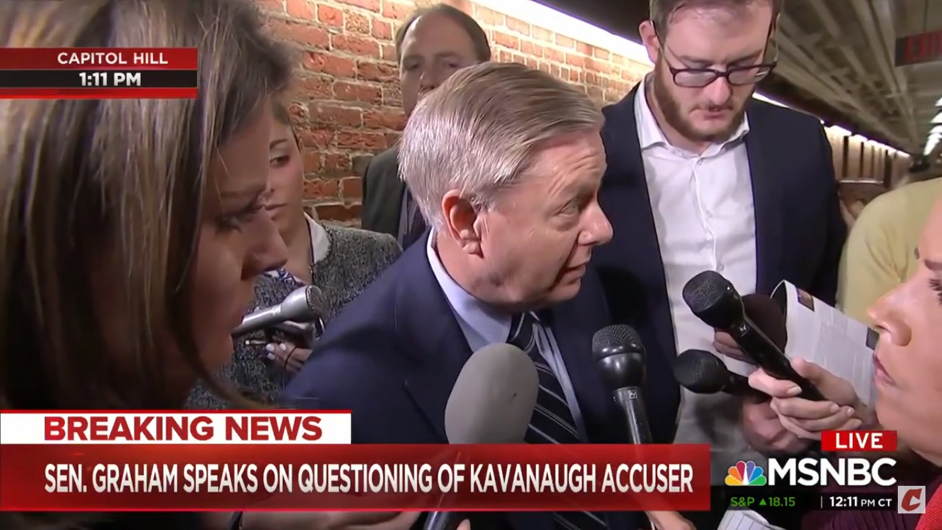 Lindsey Graham To Woman Who Says She Was Raped: ‘I’m Sorry. Tell The Cops’