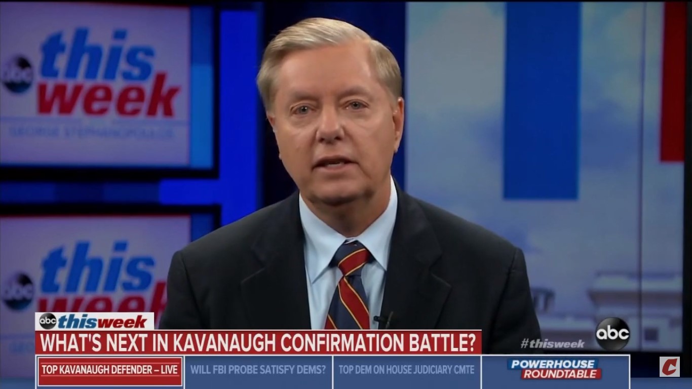 Lindsey Graham: ‘Devil’s Triangle Is Not What People Have Said On The Internet…It’s A Drinking Game’