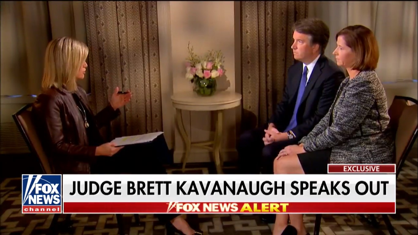 Fox News’ Kavanaugh Interview Tops Monday’s Cable News Ratings With 3.6 Million Viewers