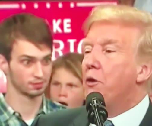 ‘Welcome To The Resistance!’ Plaid Shirt Guy Goes Viral After Being Removed From Trump Rally