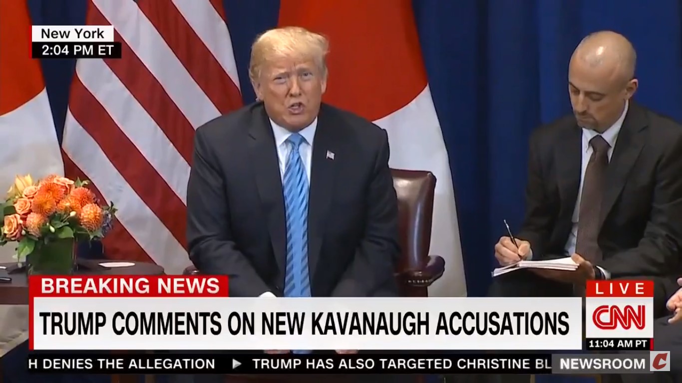 Trump Refuses To Say Whether He Believes All Three Kavanaugh Accusers Are Lying