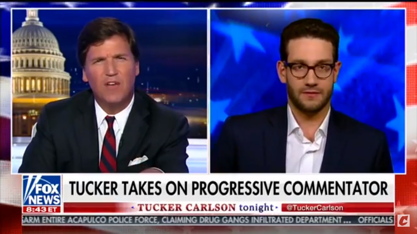 Tucker Carlson To Guest Who’s Not In Studio: ‘Really, Mr. Tough Guy? I Wish You Were Here!’
