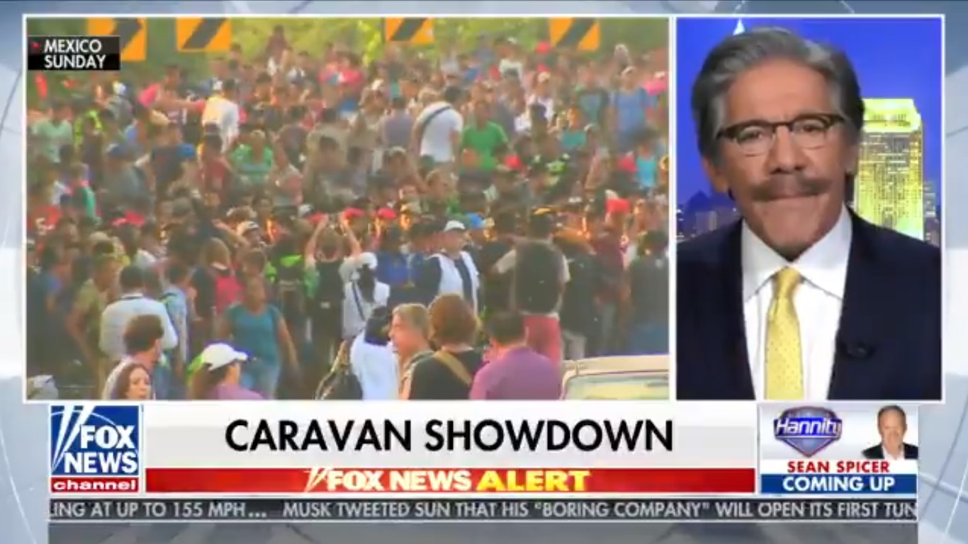 Geraldo Rivera Confronts Hannity On Migrant Caravan: ‘Are You Gonna Shoot ‘Em, Sean?’