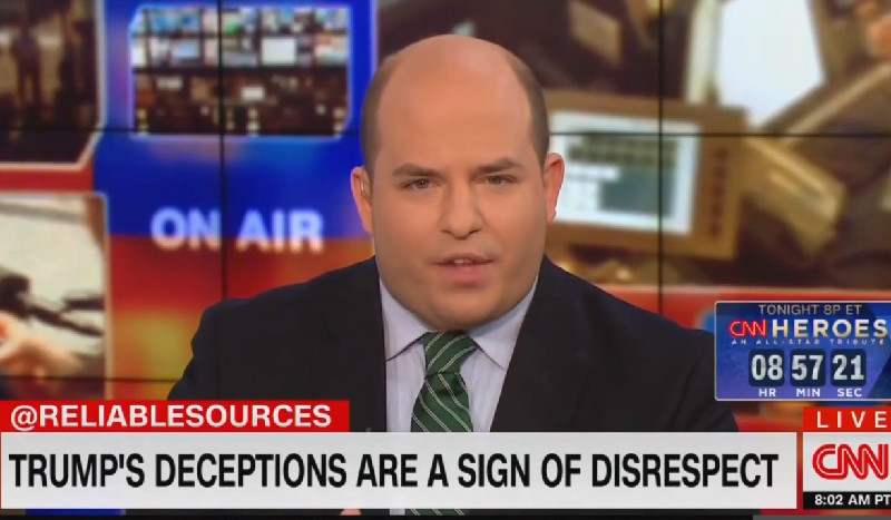 CNN’s Brian Stelter: When Media Repeats Trump’s Lies Uncorrected, ‘We Just Make A Bad Situation Worse’
