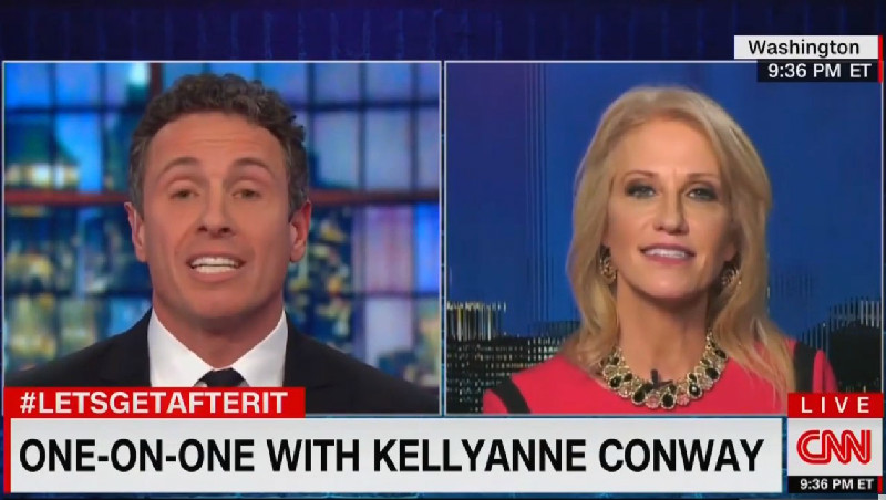 Kellyanne Conway Claims Chris Cuomo Used A ‘Slur’ By Saying Trump Doesn’t Tell The Truth