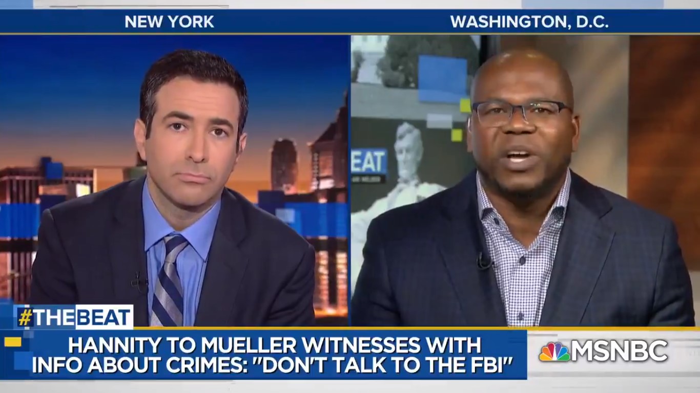 ‘He’s Just As Dirty And Guilty!’ MSNBC Contributor On Hannity Telling Mueller Witnesses To Not Talk To FBI