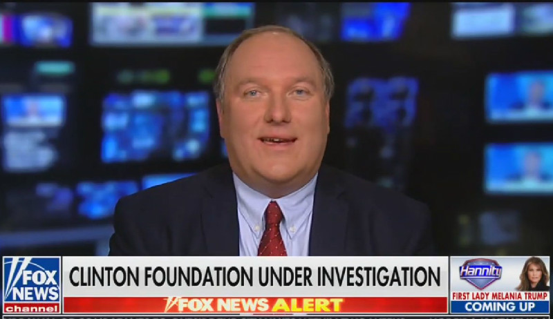 WATCH: John Solomon Complains To Hannity About A Woman Throwing Tacos At Him