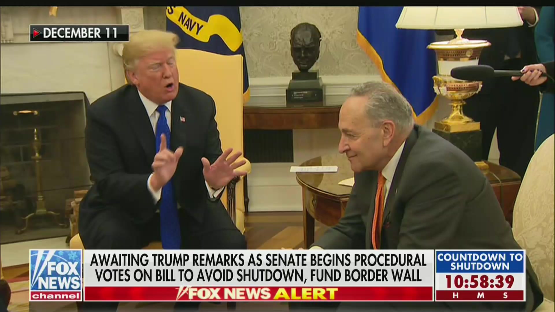 Fox News Reminds Viewers That Trump Said He’d Take Blame For Government Shutdown