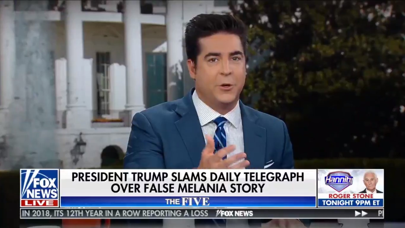 Jesse Watters: Journalists Are Dumb, Don’t Have Any Money, And ‘Live In Small Apartments’
