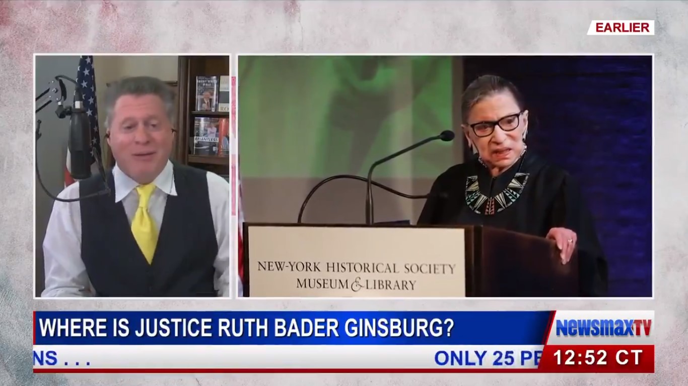 Pro-Trump Radio Host Asks ‘Is Ruth Bader Ginsburg Even Alive?,’ Invokes ‘Weekend At Bernie’s’