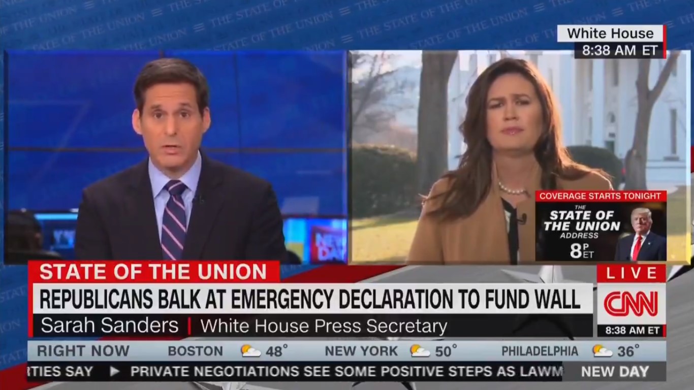 WATCH: CNN’s John Berman Fact-Checks Sarah Sanders On Drugs Coming Across Border