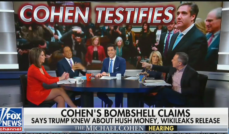 Fox’s Greg Gutfeld Blows Up at Juan Williams Over Cohen Hearing: ‘I’m Going to Throw You Off the Set!’