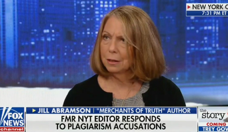 Following Plagiarism Accusations, Jill Abramson Says She’ll ‘Review The Passages In Question’