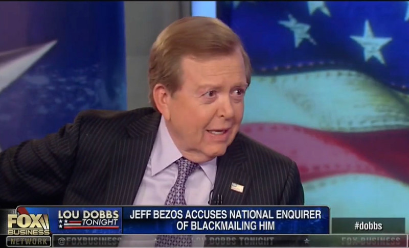 Lou Dobbs Wonders Why Jeff Bezos Didn’t Pay Off David Pecker: ‘Just Buy the Thing!’