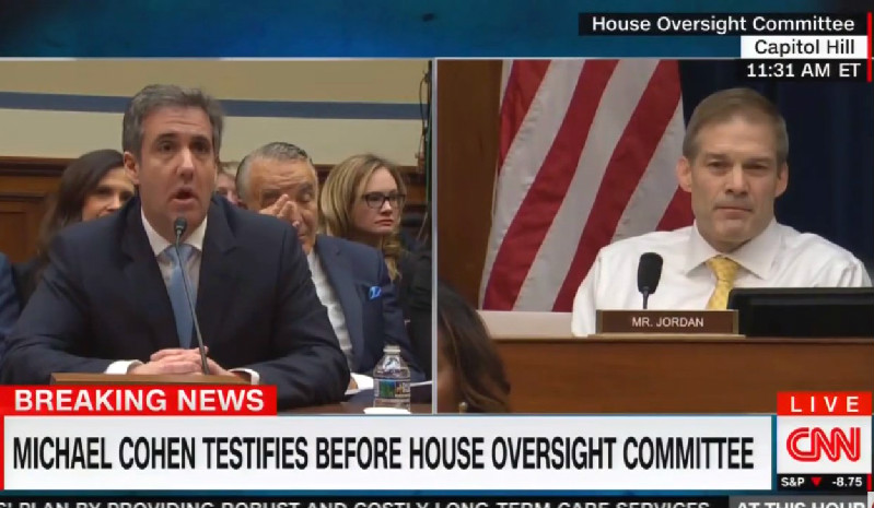 Michael Cohen Snaps Back at Jim Jordan During Testy Exchange: ‘Shame on You!’