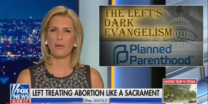 Laura Ingraham: ‘Hitler, Just Like Planned Parenthood, Practiced and Defended Mass Extermination’