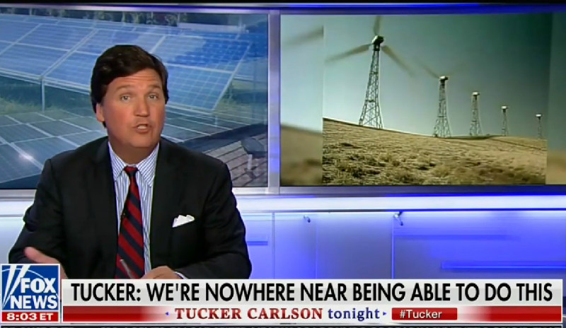 Tucker Carlson Mocked For Asking How Wind Power Can ‘Heat Your Home When It’s 30 Below’