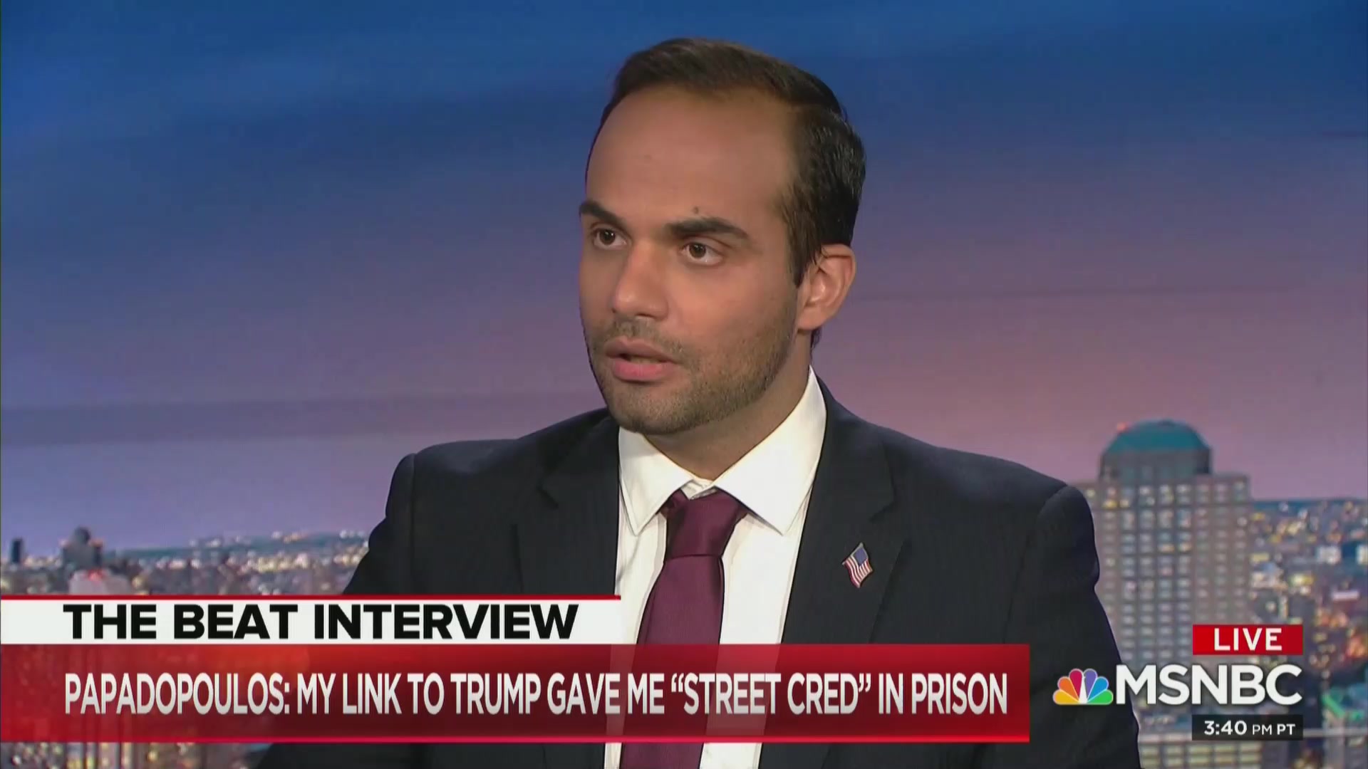 George Papadopoulos: I Had ‘Street Cred’ In Prison Because It Was ‘Trump Country’
