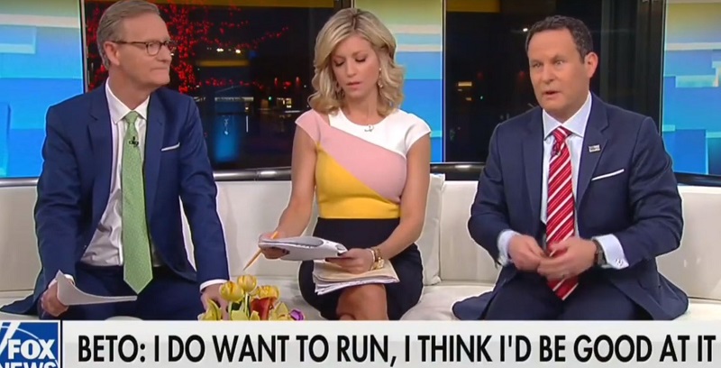 Fox & Friends’ Brian Kilmeade Very Skeptical of Beto O’Rourke Because He Reads Books