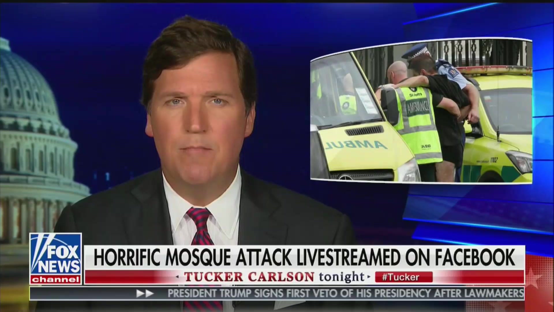 Tucker Carlson Shares New Zealand Shooter’s Photo On-Air, Uses Massacre to Attack AOC