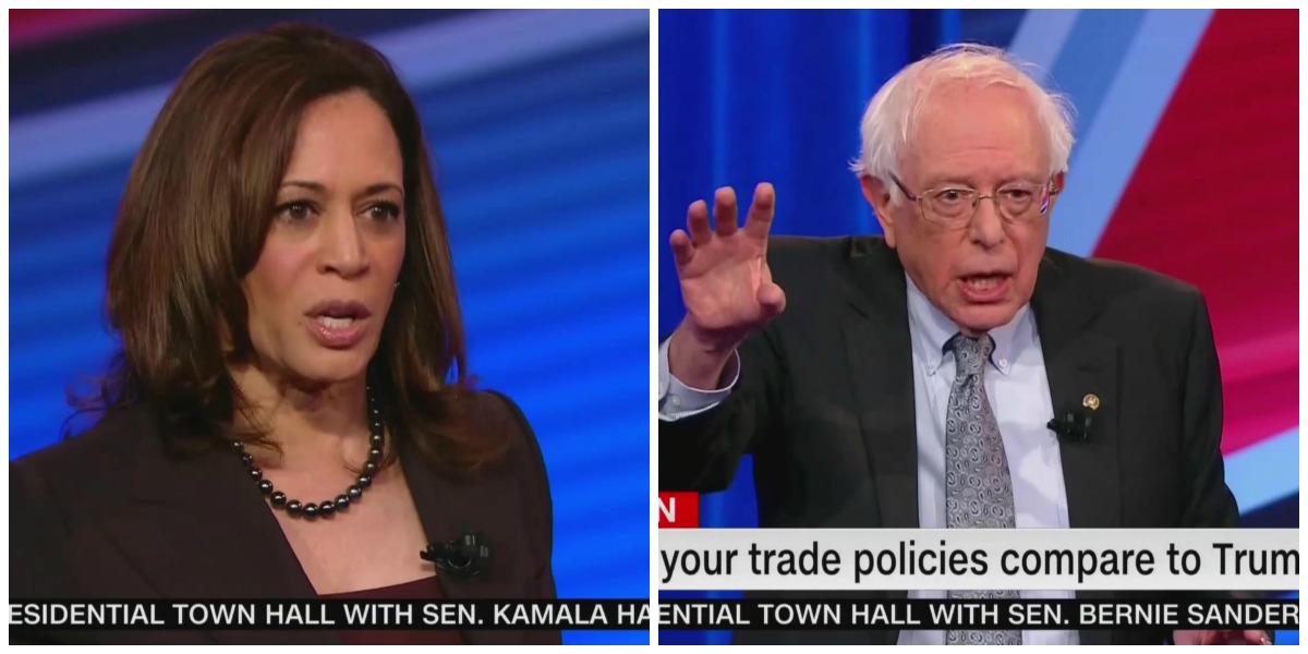 Kamala Harris Beats Bernie Sanders in CNN Town Hall Ratings, Leads Time Slot in Key Demo