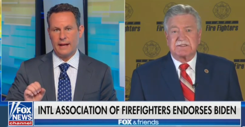 Watch: Fox News’ Gotcha Question To Firefighters’ Union Leader Flops