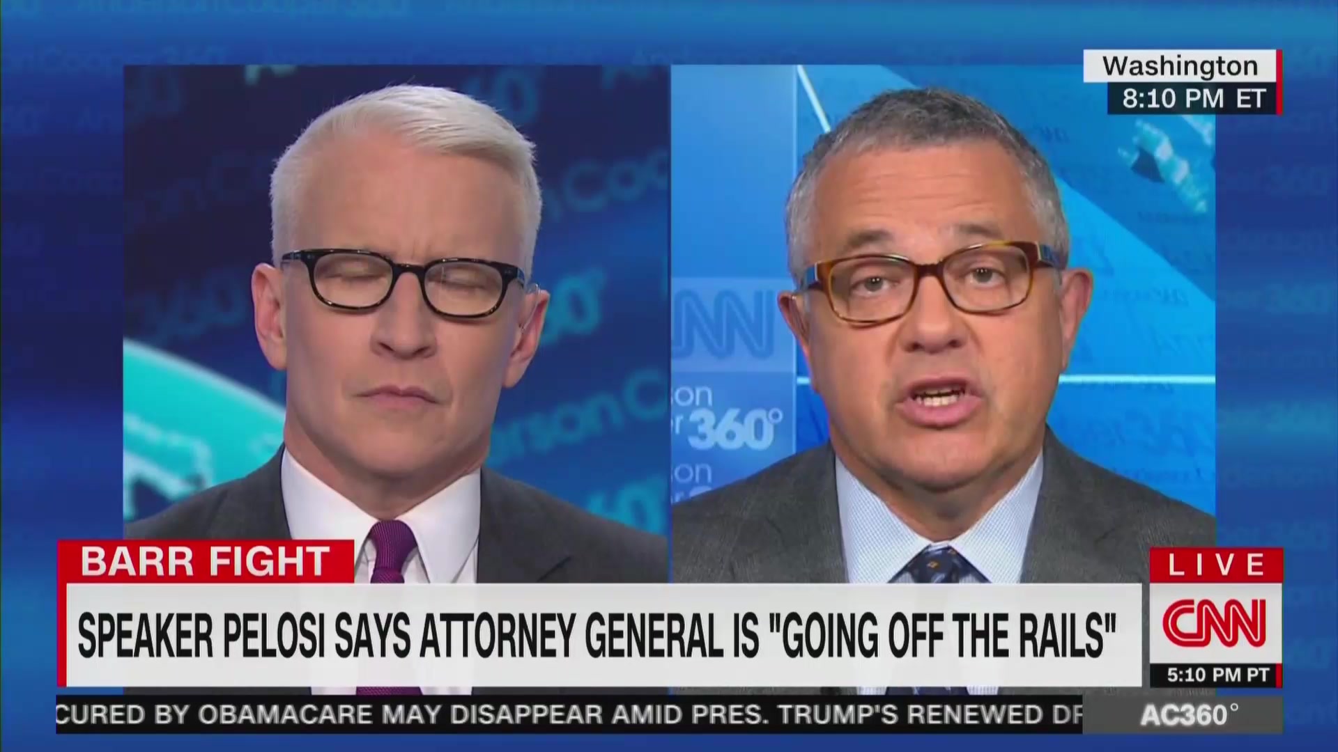 CNN’s Jeffrey Toobin: William Barr ‘Talks Like Sean Hannity’