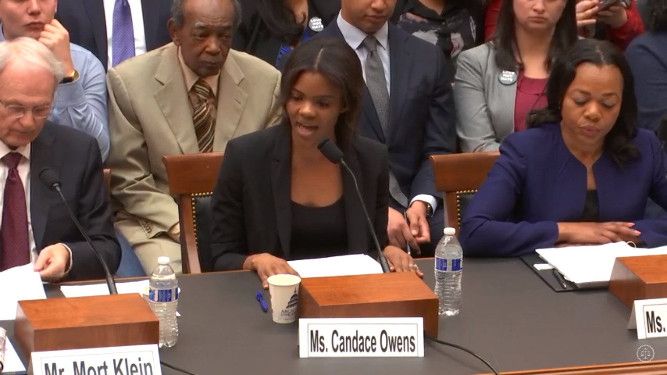 Candace Owens Says Congressional Hearing on White Nationalism Should Focus on Antifa Instead