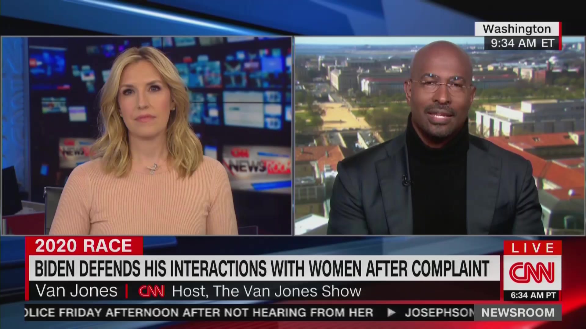 Van Jones on Lucy Flores Allegation: ‘Old School’ Joe Biden Is ‘Very Much a Hands-On Guy’