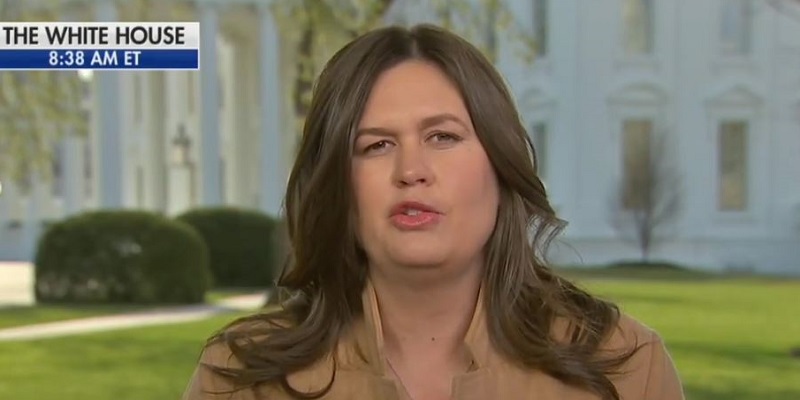 Sarah Huckabee Sanders Dodges Question on Mueller Report by Calling Democrats ‘Sore Losers’