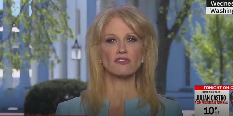 Kellyanne Conway Lies About GDP Growth, Gets Corrected on CNN by Fellow White House Aide