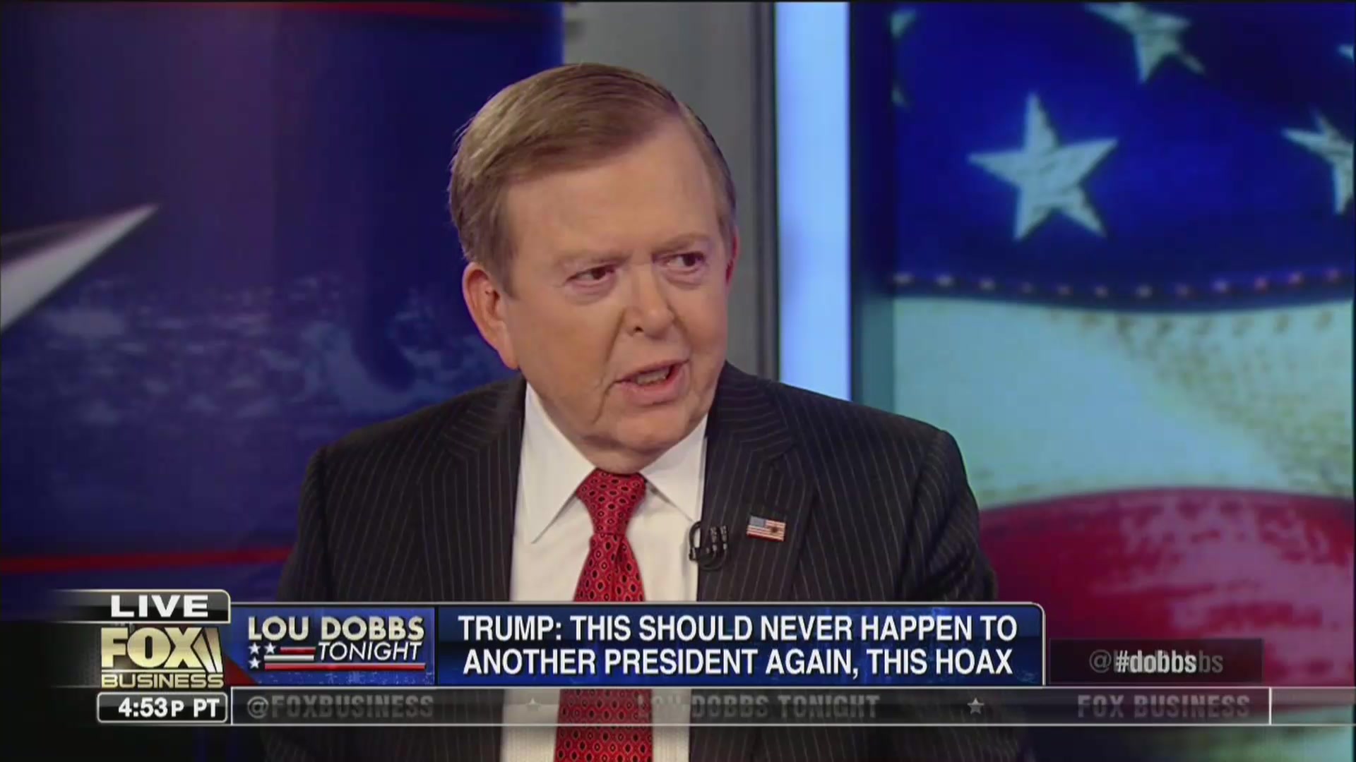 Fox’s Lou Dobbs Believes ‘Evidence Is Accumulating’ That ‘God Sent This President’