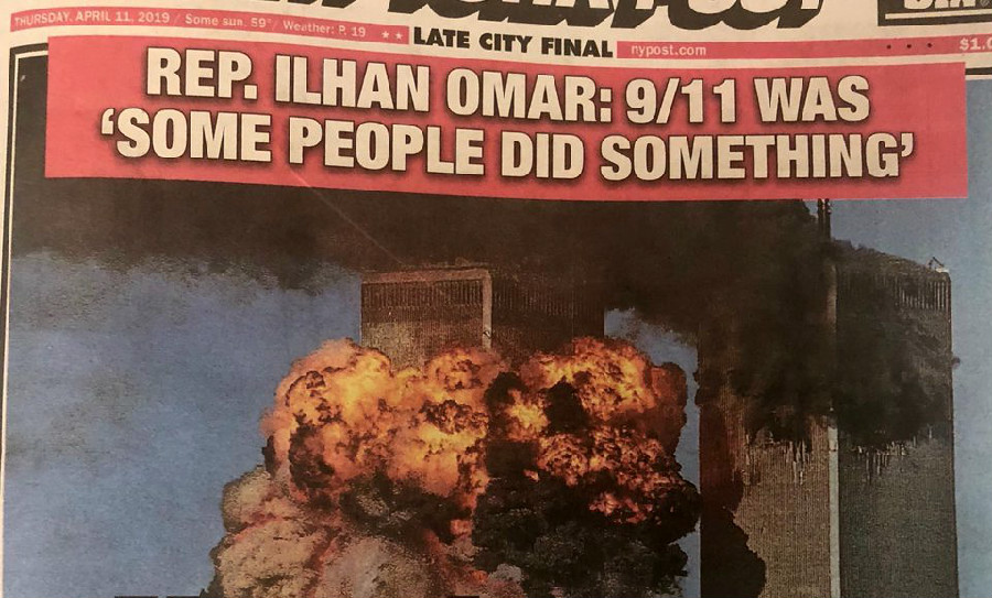 New York Post Slammed For Ripping Ilhan Omar With 9/11 Cover Photo: ‘You Are Pure Trash’