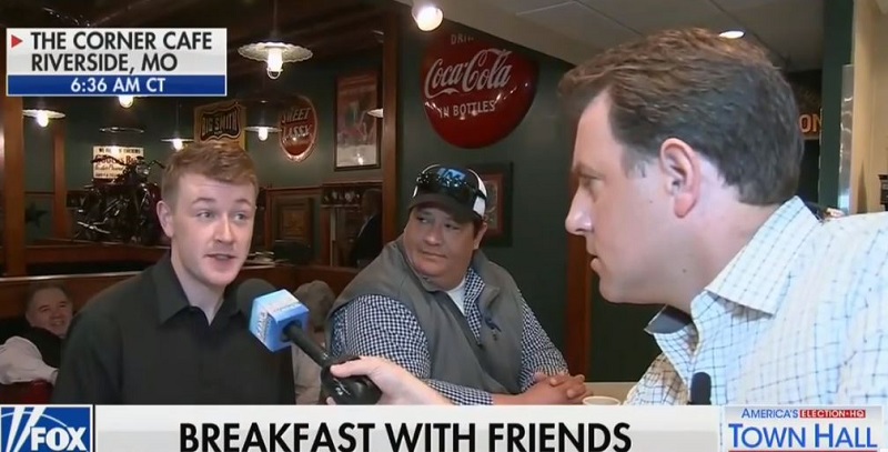 Fox News Reporter Perplexed When Diner Guest Tells Him He Supports Higher Taxes For Green New Deal