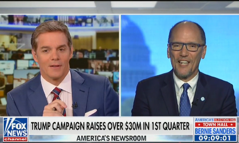 DNC Chair Blasts Fox News to Fox News Anchor’s Face: ‘I Don’t Have Faith’ in Your Leadership