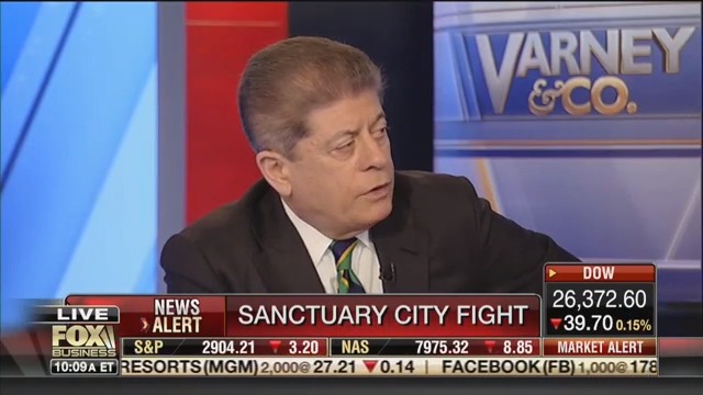 Fox’s Judge Nap: Trump Is ‘Shooting Himself in the Foot’ With Sanctuary City Plan