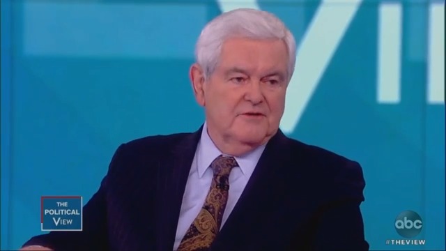 Newt Gingrich Clashes With ‘The View’ Over Trump’s ‘Very Fine People’ Charlottesville Remarks