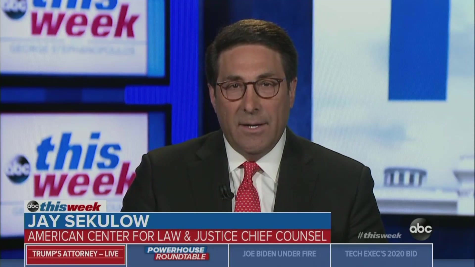 Trump Attorney Jay Sekulow Suggests President’s Tax Returns Show Criminal Activity