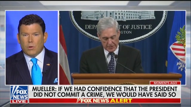 Fox Anchor Bret Baier: Mueller’s Statement Was NOT ‘No Collusion, No Obstruction’