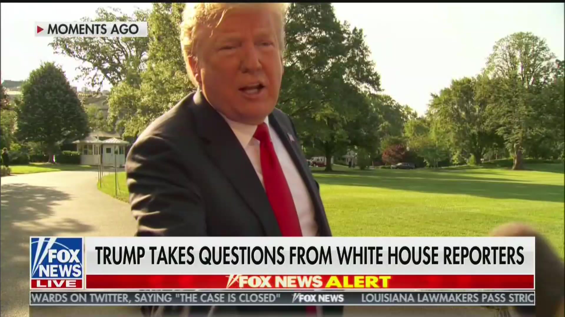 Trump Shakes Fox News Reporter’s Hand, Thanks Him for Treating Him ‘Fairly’