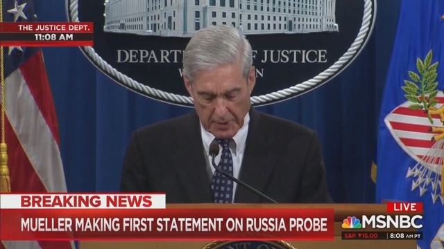 Robert Mueller: If I Was Confident Trump Didn’t Commit Crimes, I Would Have Said So