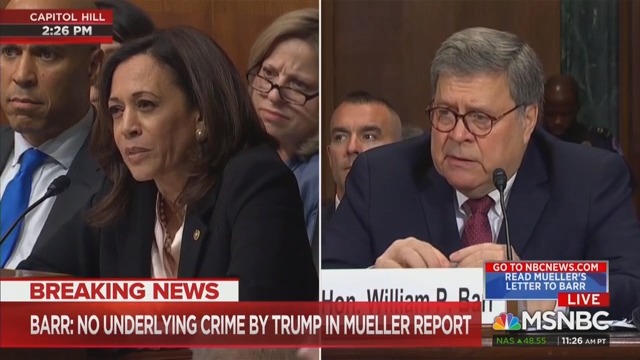 Barr Sputters After Kamala Harris Grills Him on Whether White House Asked Him to Investigate Anyone