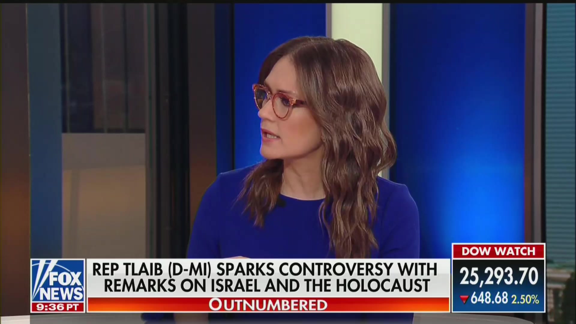 Fox News’ Jessica Tarlov: ‘It’s Republicans’ Fault for Twisting’ Rashida Tlaib’s Holocaust Comments