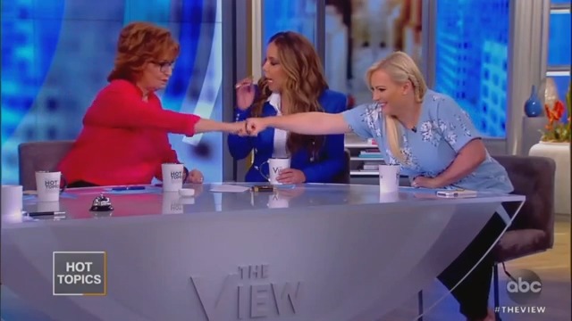 The View’s Joy Behar and Meghan McCain Fist-Bump as They Finally Agree on Something