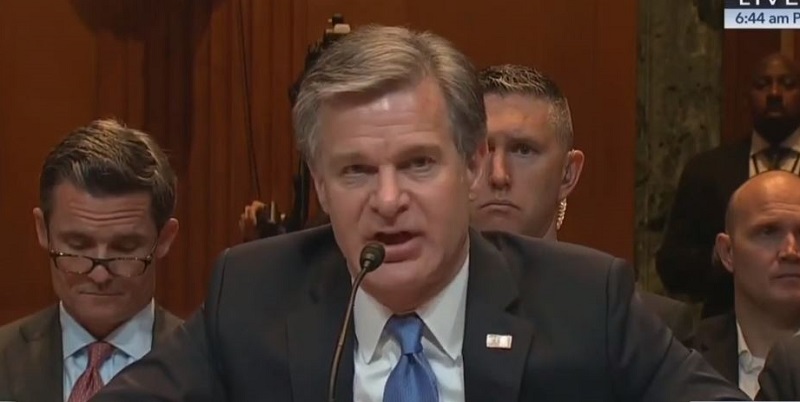 FBI Director Wray Says “No Evidence” There Was Illegal Surveillance of Trump Campaign
